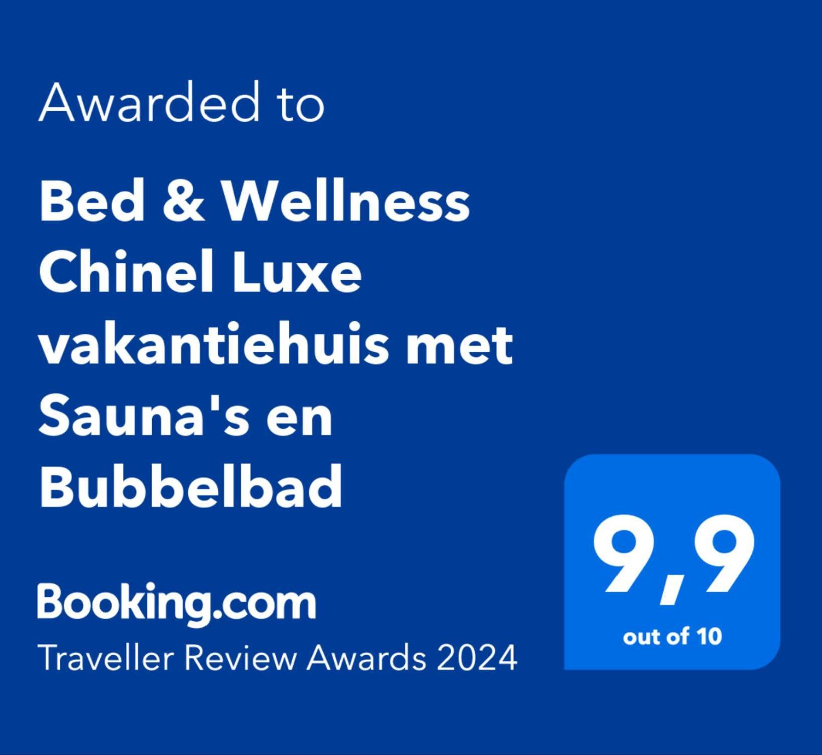 신트 아날란트 Bed & Wellness Chinel Luxe Vakantiehuis Met Sauna'S En Bubbelbad 아파트 외부 사진